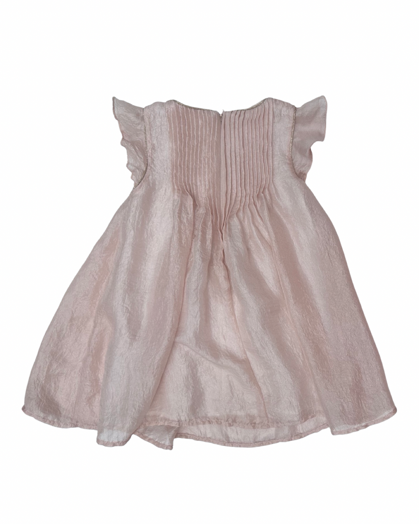 Next blush chiffon party dress (size 2-3yrs)