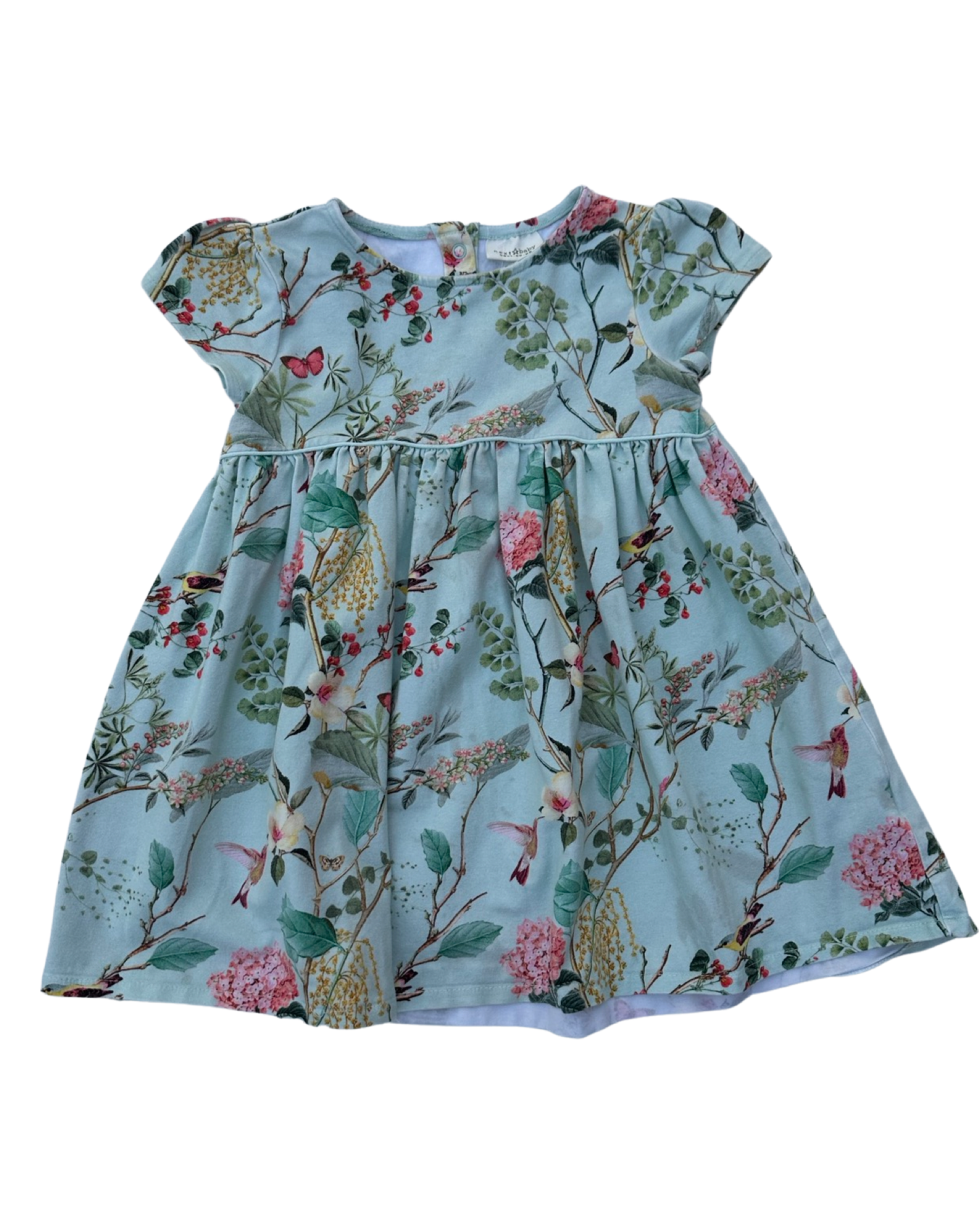 Next floral jersey dress (size 2-3yrs)