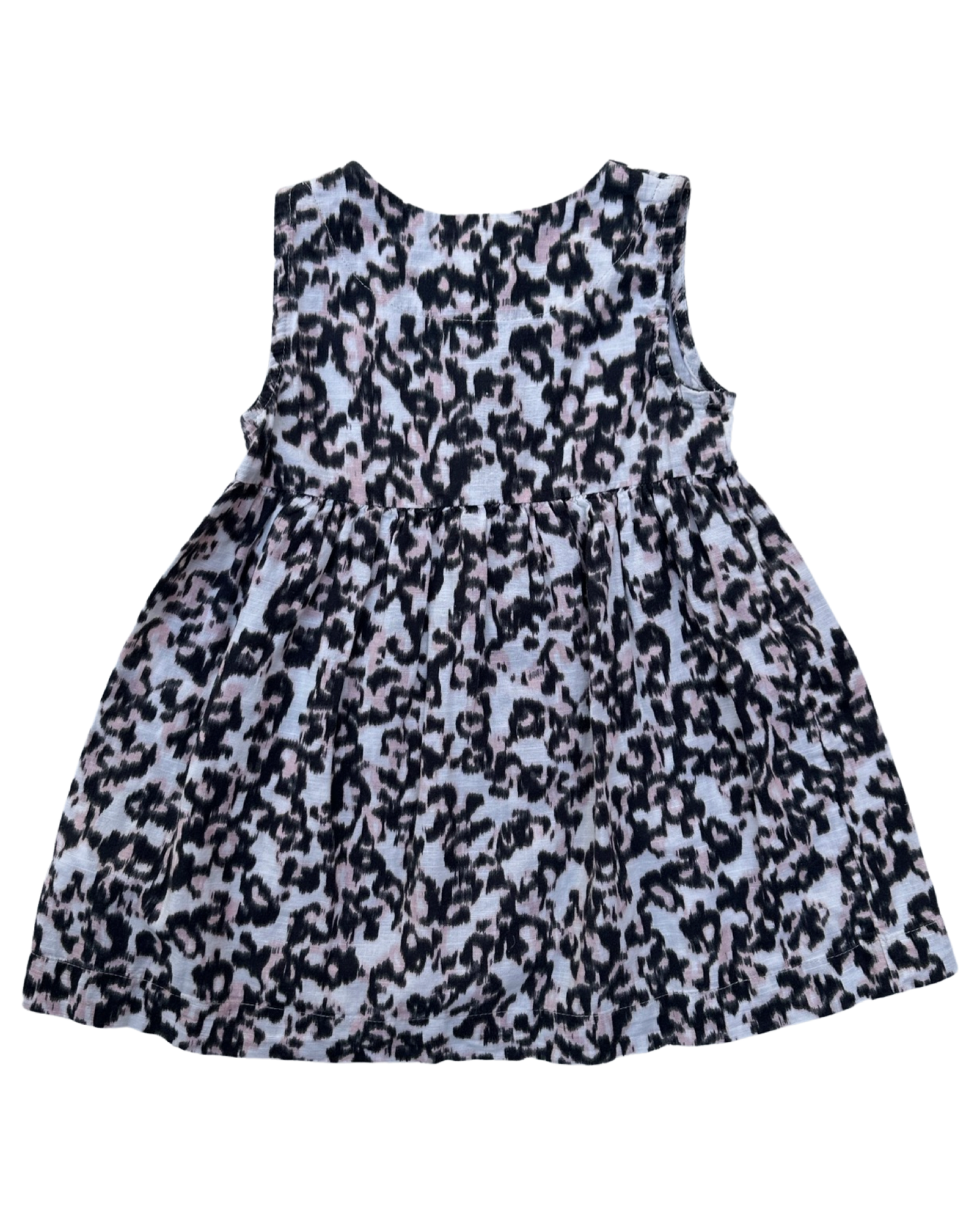 Next pink leopard print dress (size 18-24mths)