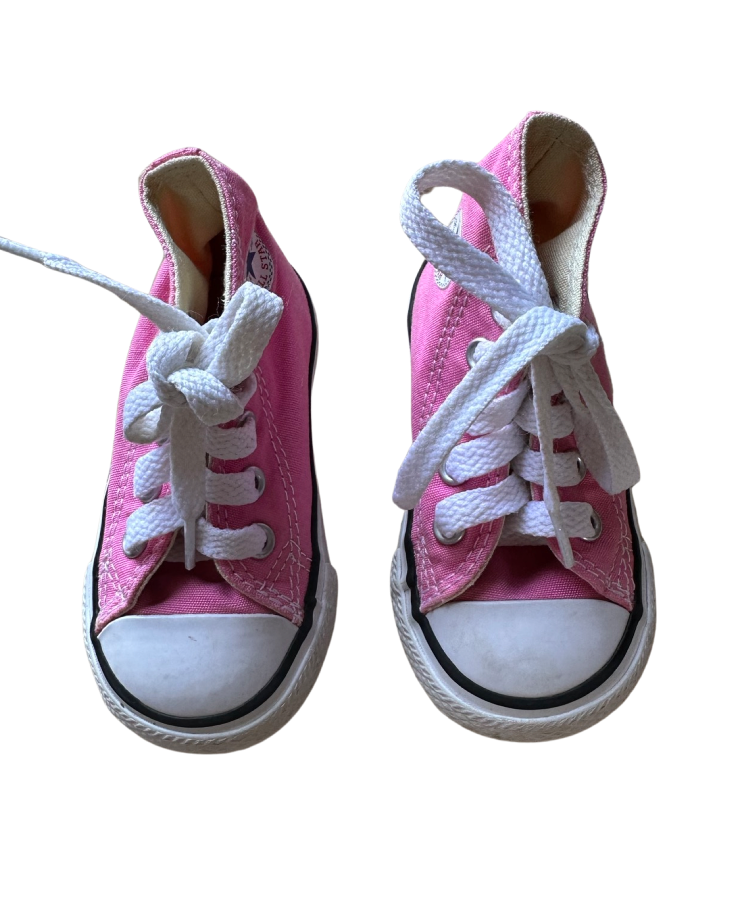 Converse Chuck Taylor infant hi tops in pink (UK4/EU20)