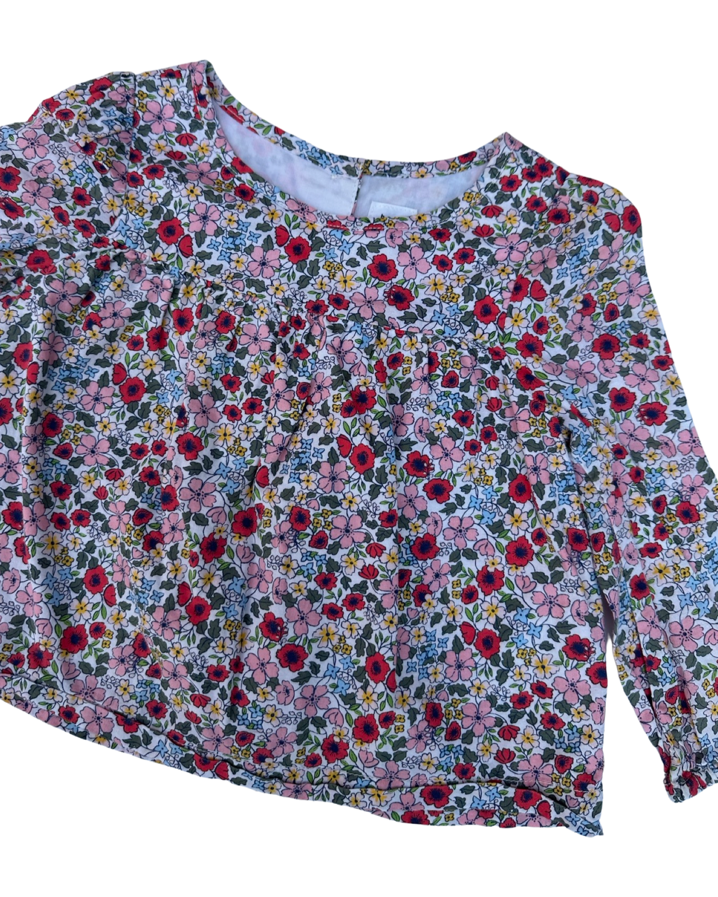 Baby Gap floral cotton blouse (size 12-18mths)