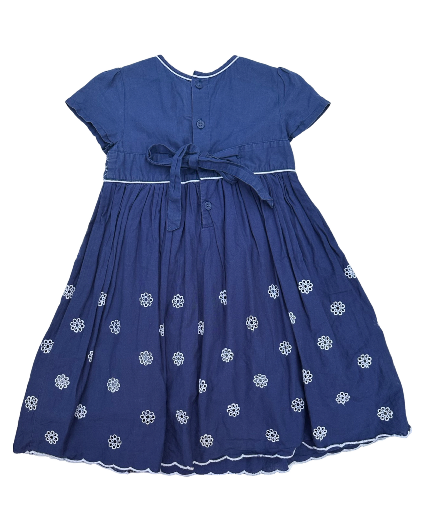 JoJo Maman Bebe blue floral dress (size 2-3yrs)