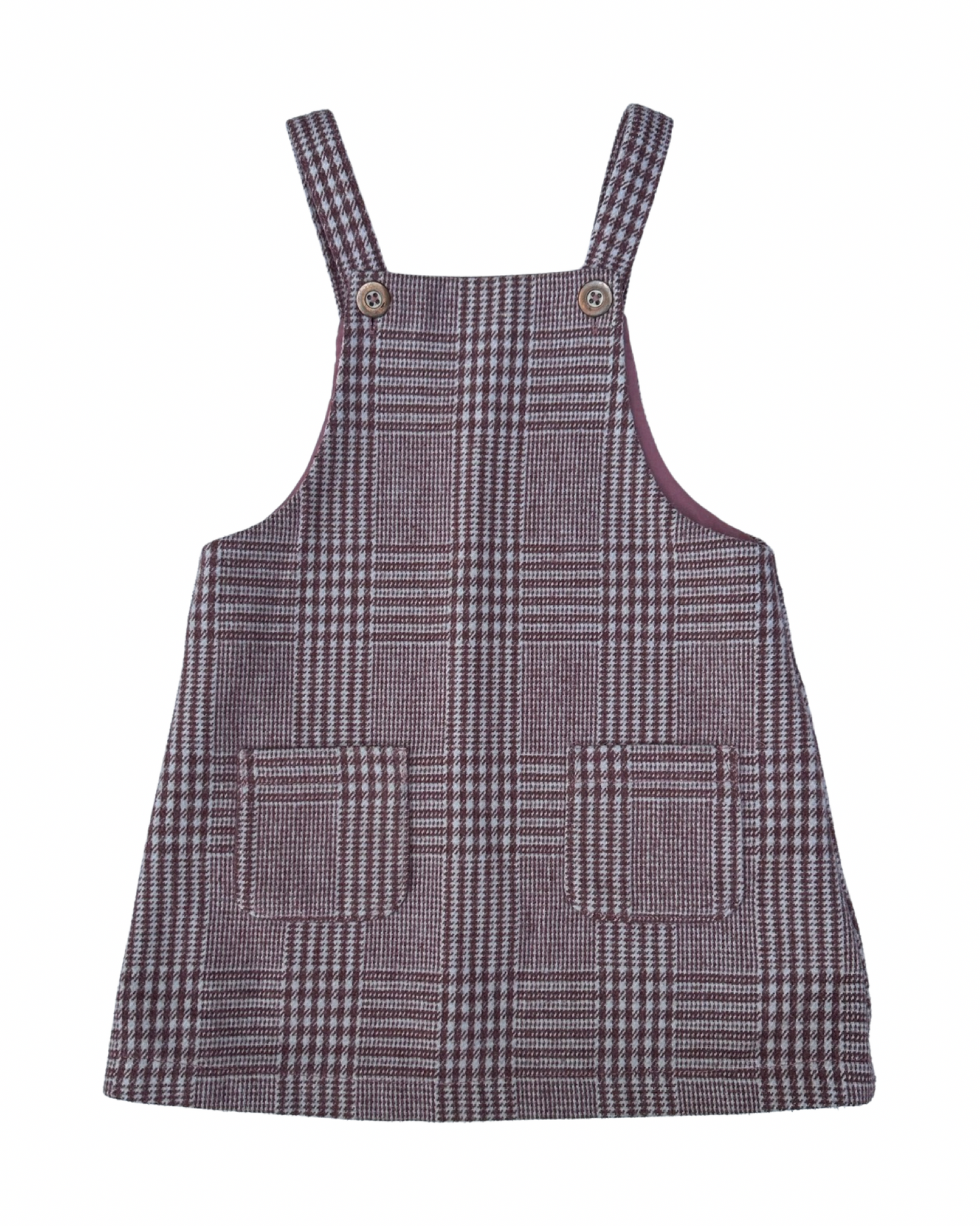 Next pink checked dress (size 2-3yrs)