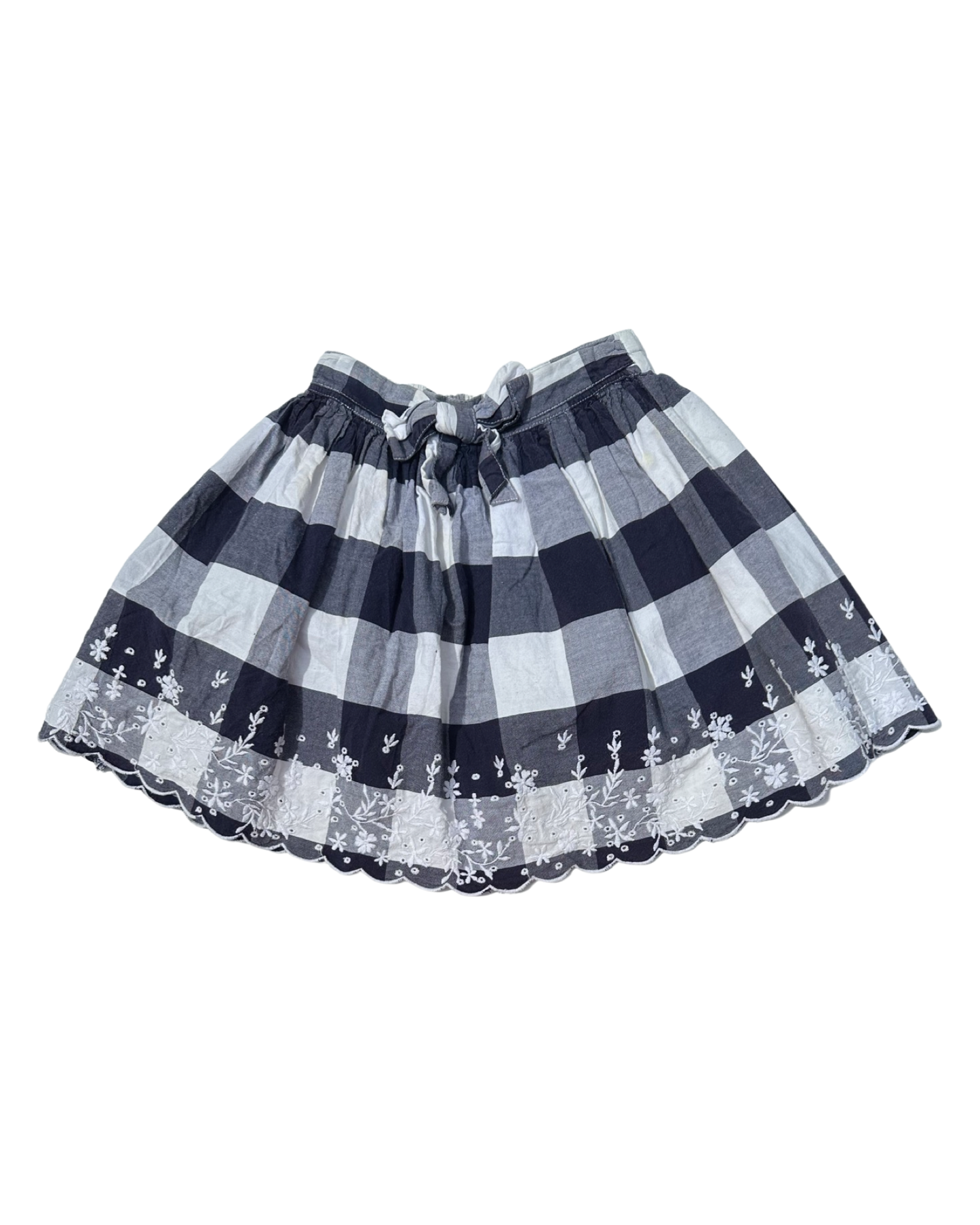 Next vintage checked cotton skirt (size 2-3yrs)
