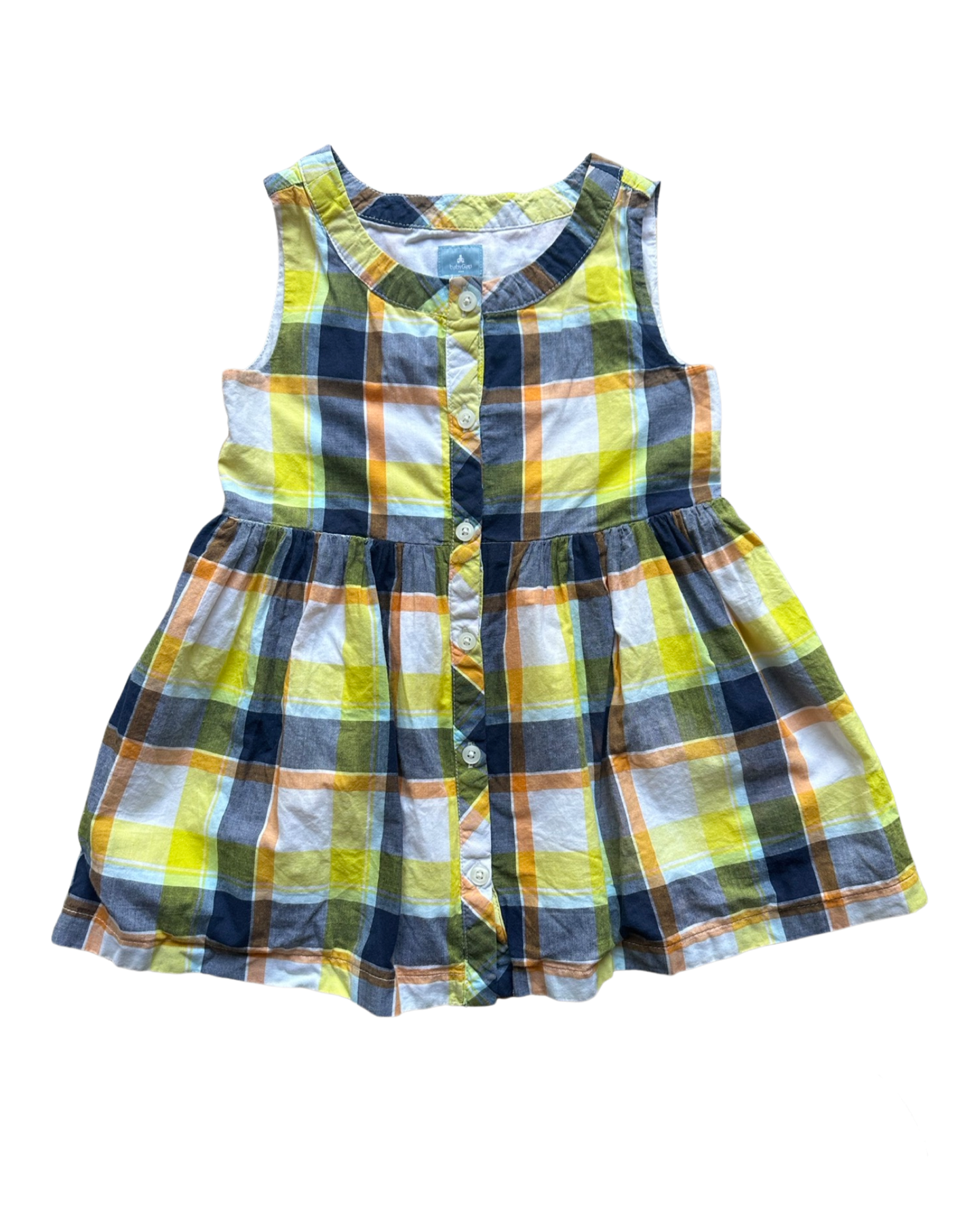 Baby Gap checked cotton dress (size 18-24mths)