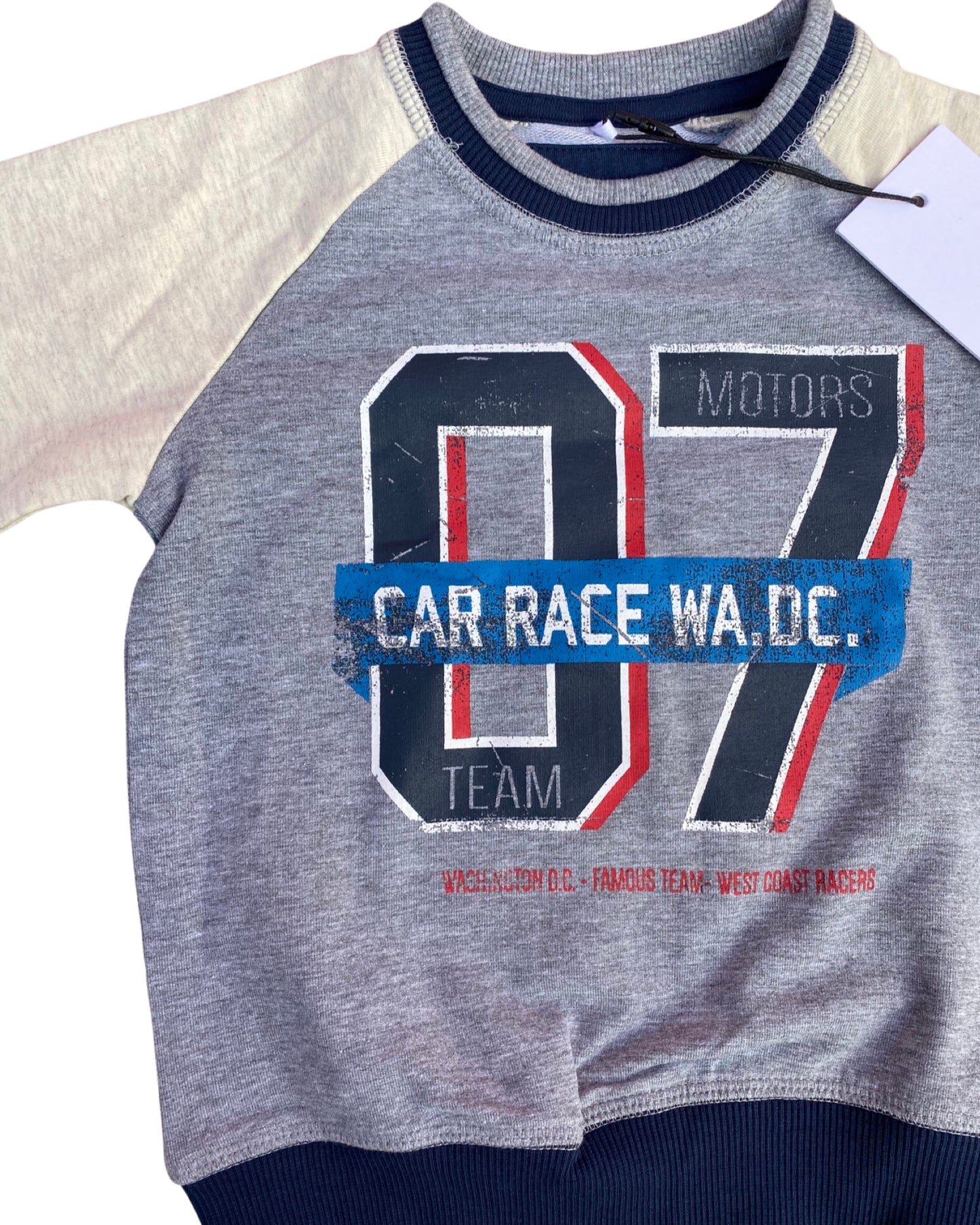 Name It car race sweatshirt (9-12mths)