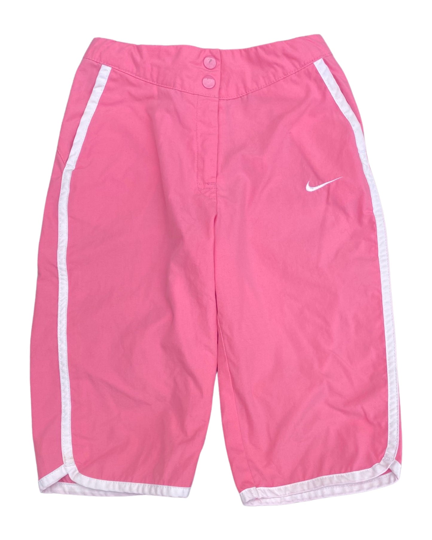 Nike vintage cropped pink wide leg trousers (4-5yrs)