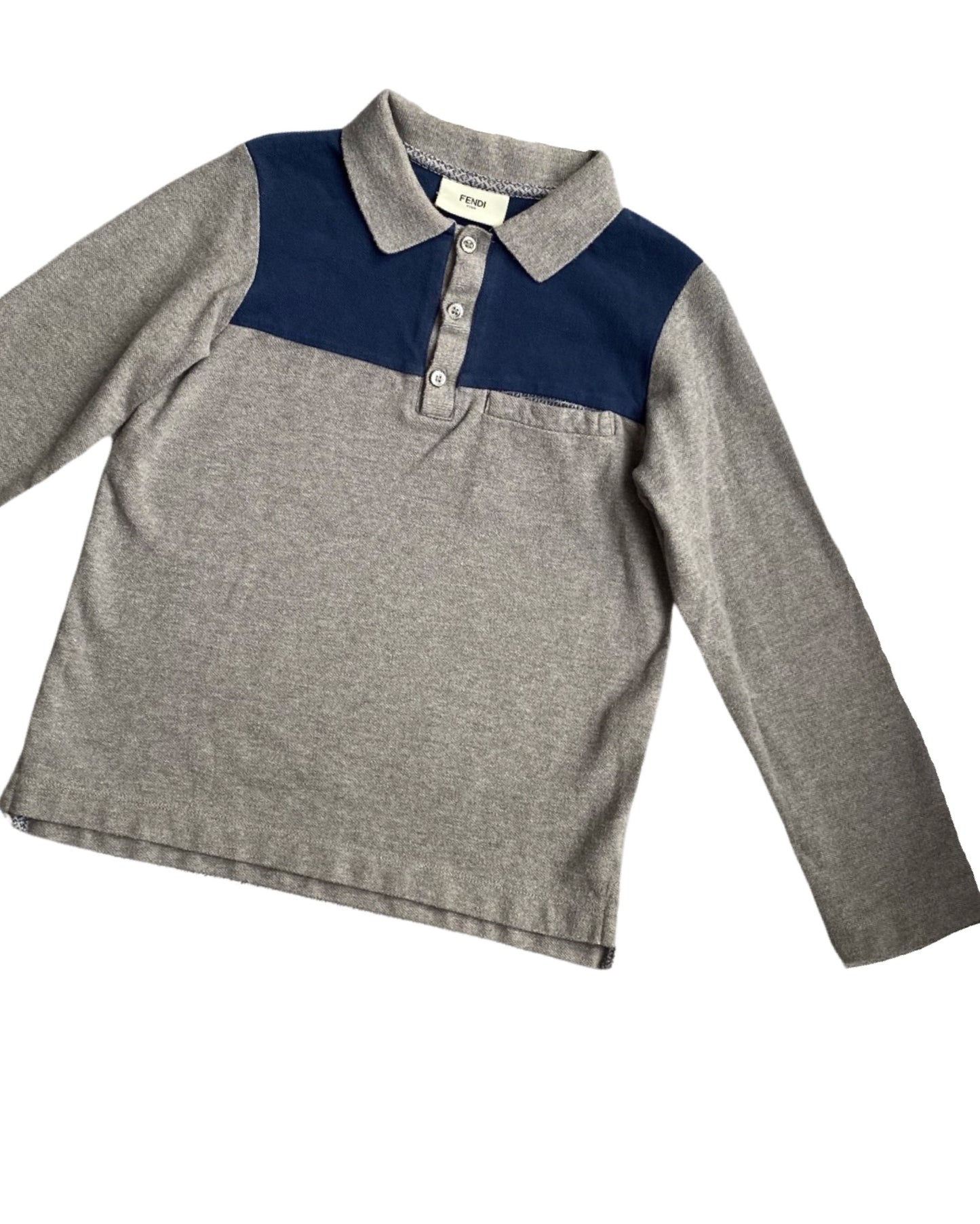Vintage Fendi long sleeve polo shirt (6-7yrs)