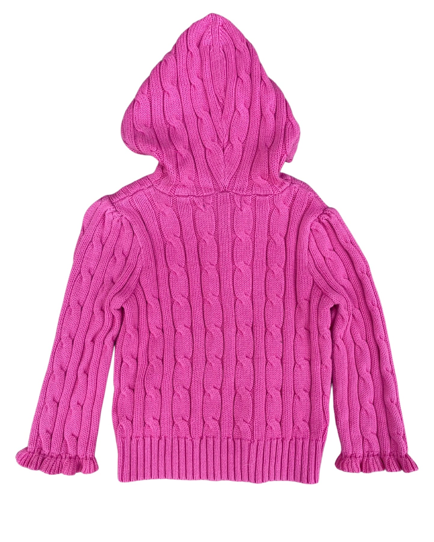 Ralph Lauren cable knit hooded cardigan (12-18mths)