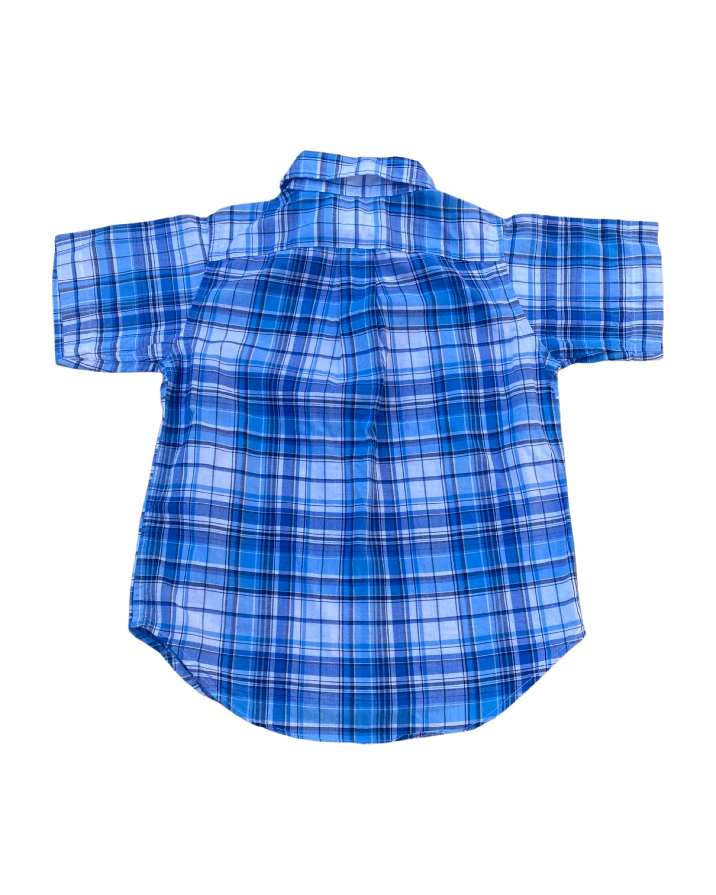Ralph Lauren short sleeved checked cotton shirt (4yrs)