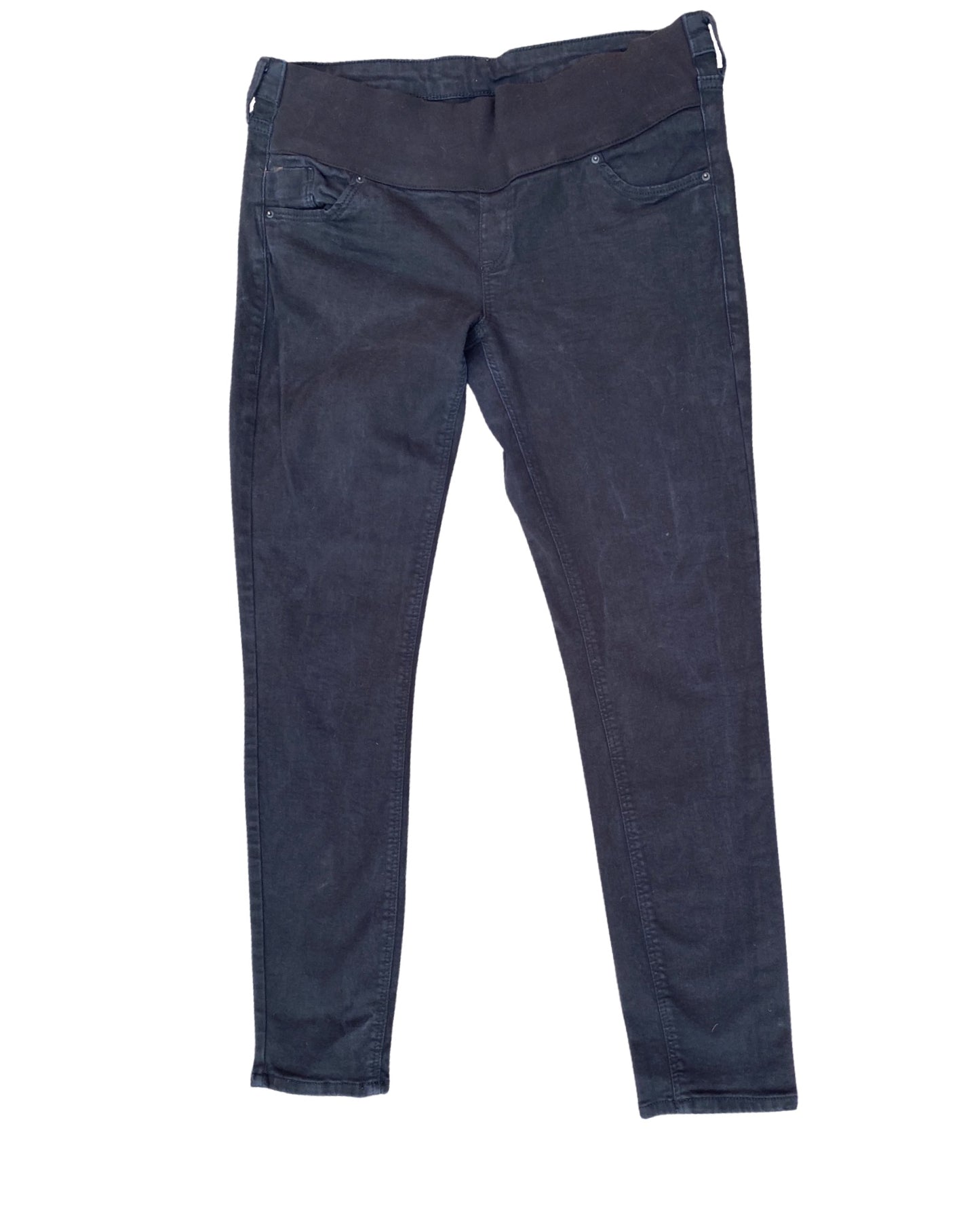 Topshop maternity jamie jeans in black (size 10)