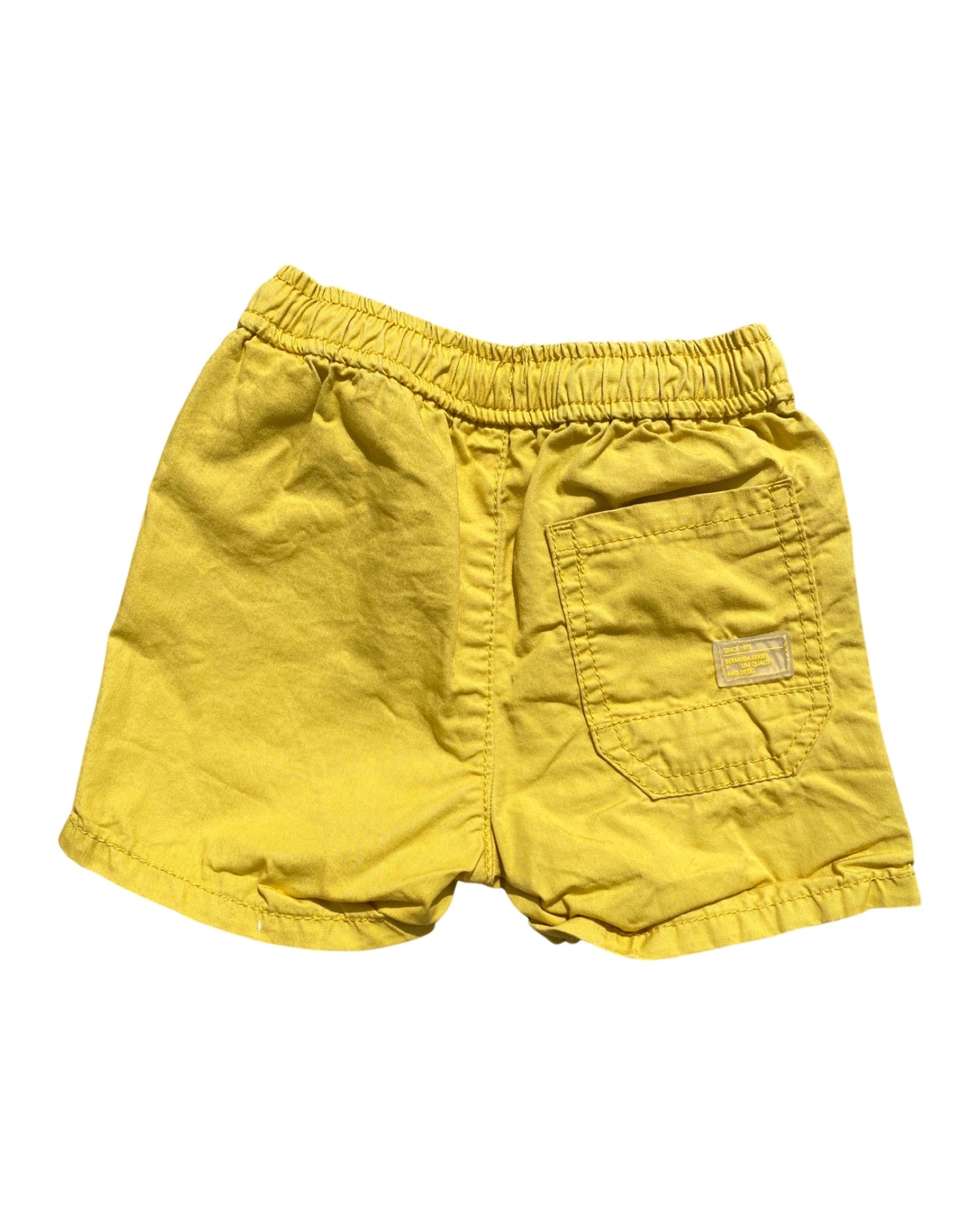 Baby Zara yellow cotton shorts (3-6mths)