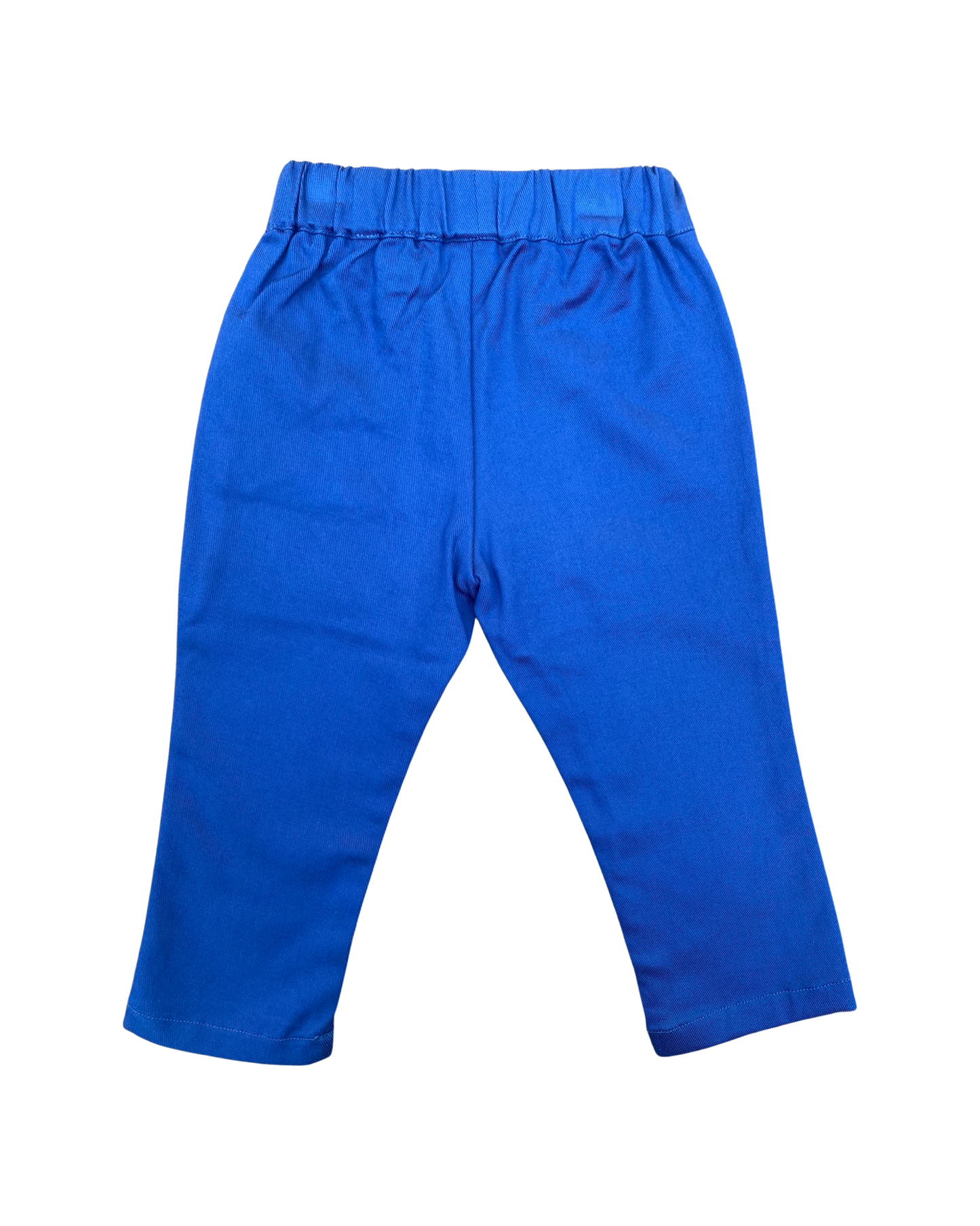 Joules cobalt blue cotton trousers (6-9mths)