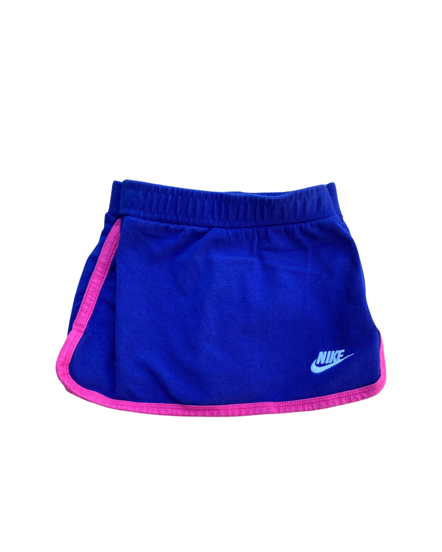 Nike electric blue jersey cotton skorts (12-18mths)