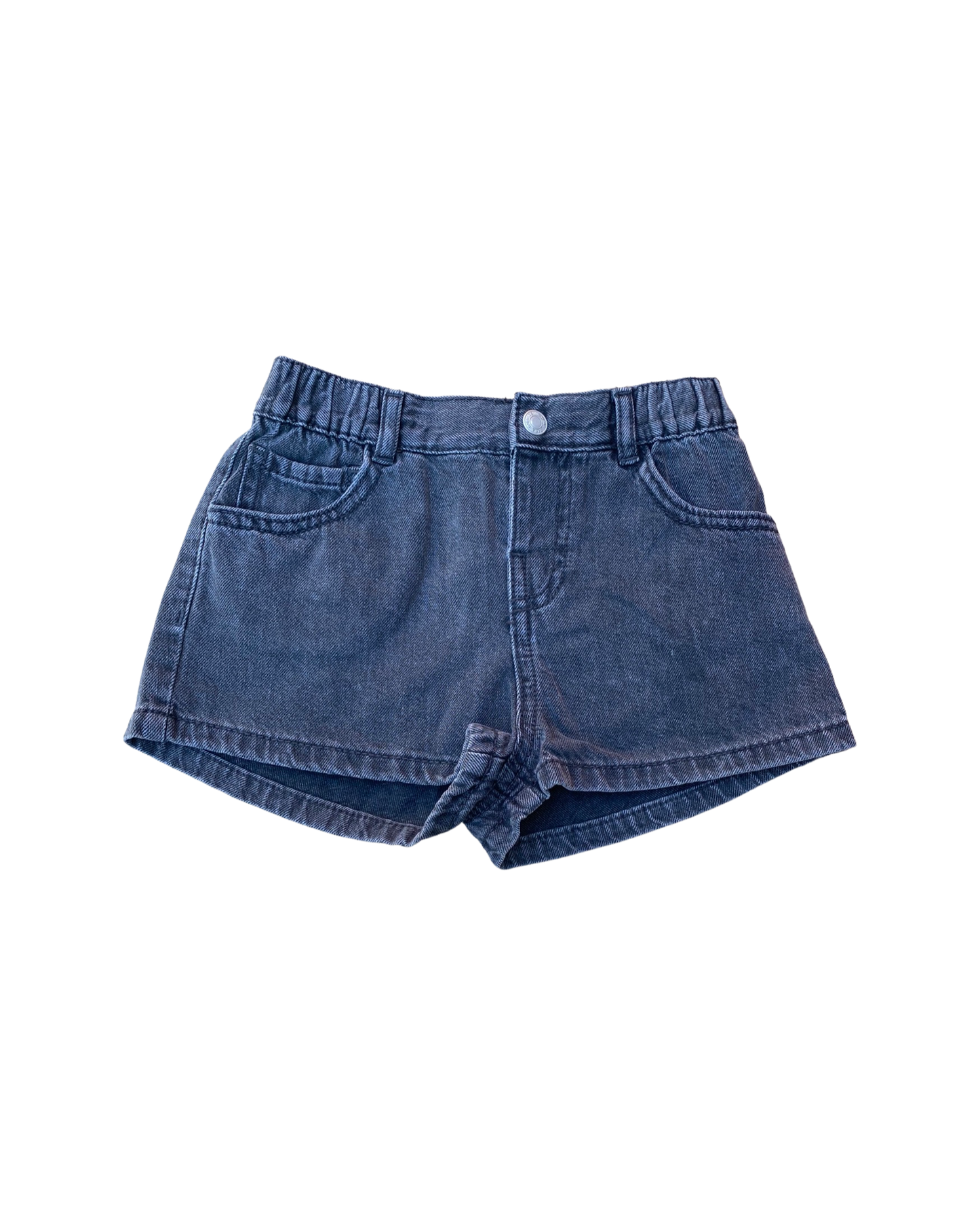 Baby Zara faded black denim shorts (3-4yrs)