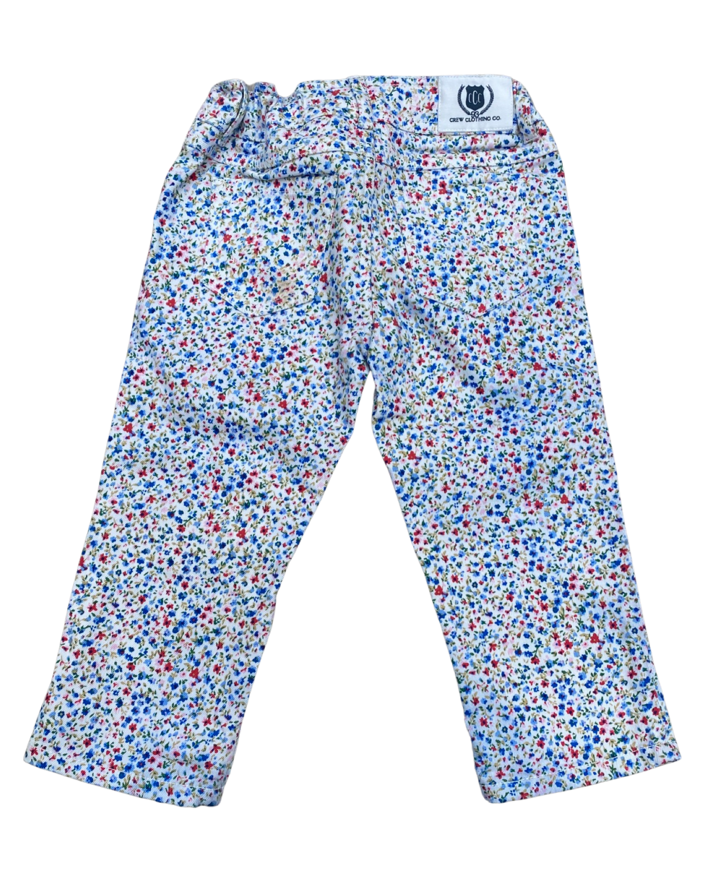 Crew clothing ditsy floral print cropped jeans (5-6yrs)