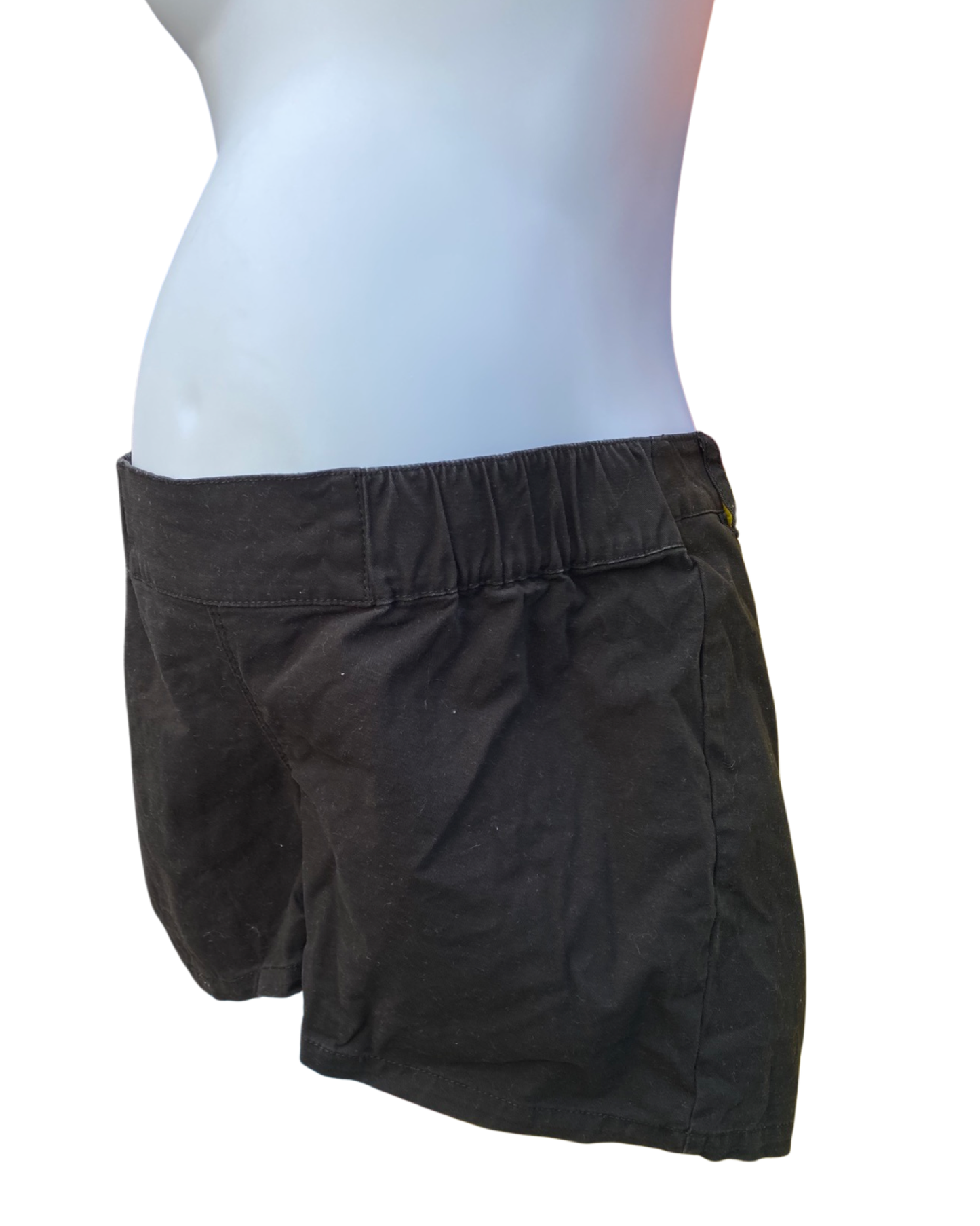 ASOS maternity black cotton shorts (size 10)
