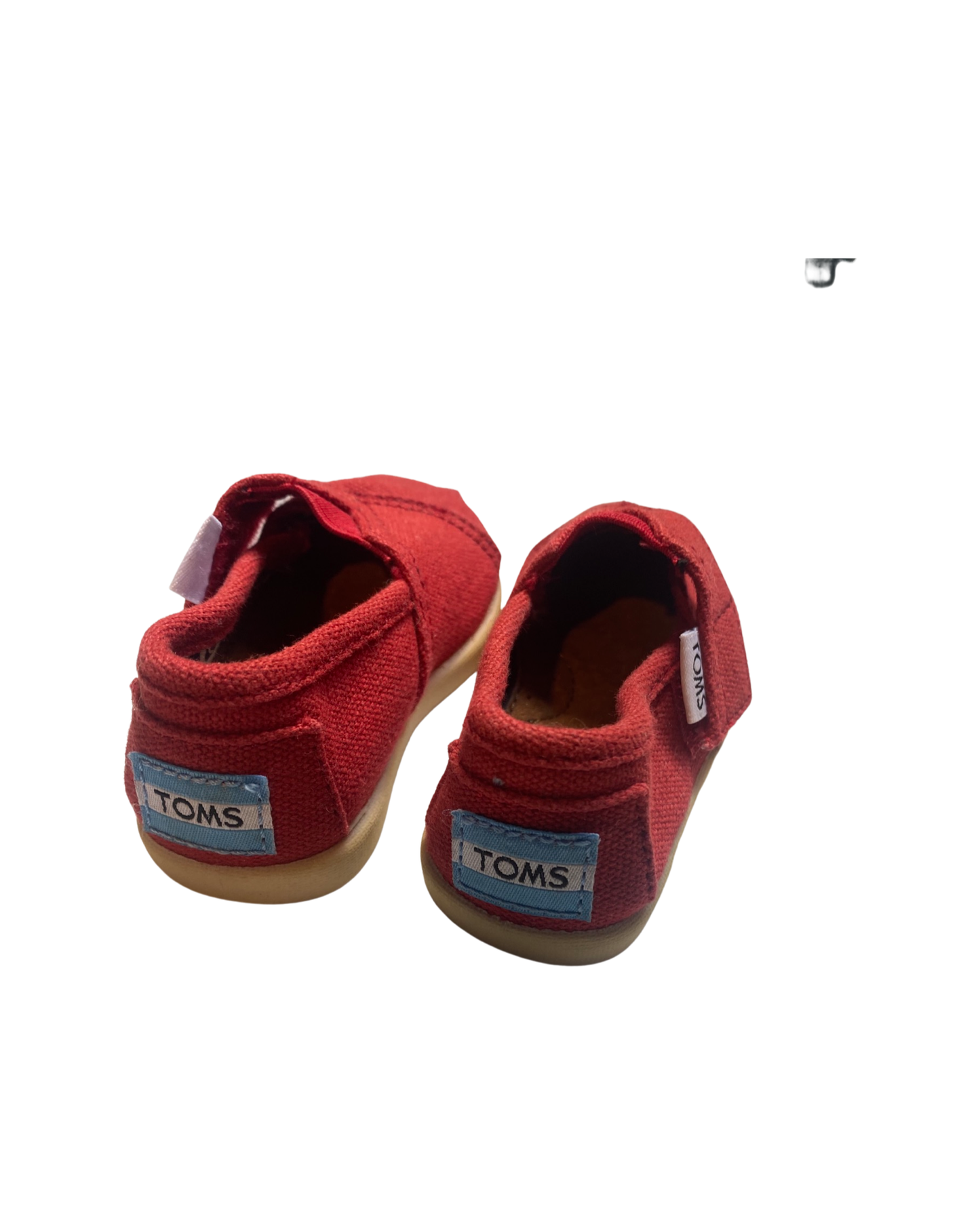Toms classic tiny alpargata loafers in Red (size T2/UK1.5)