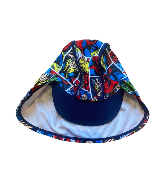 Marvel print sun safe hat (size 2-4yrs)
