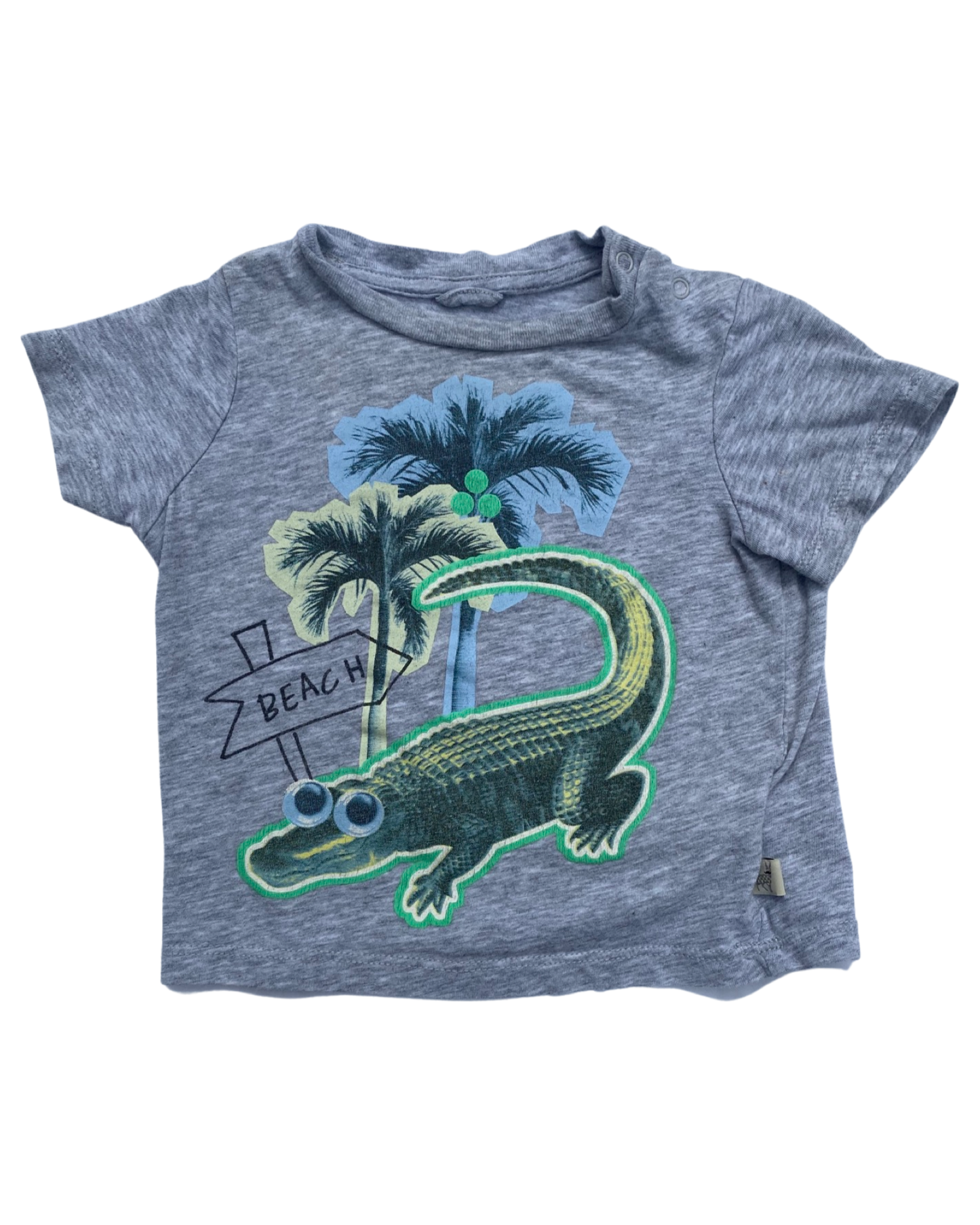 Stella McCartney crocodile beach t shirt (size 3-6mths)