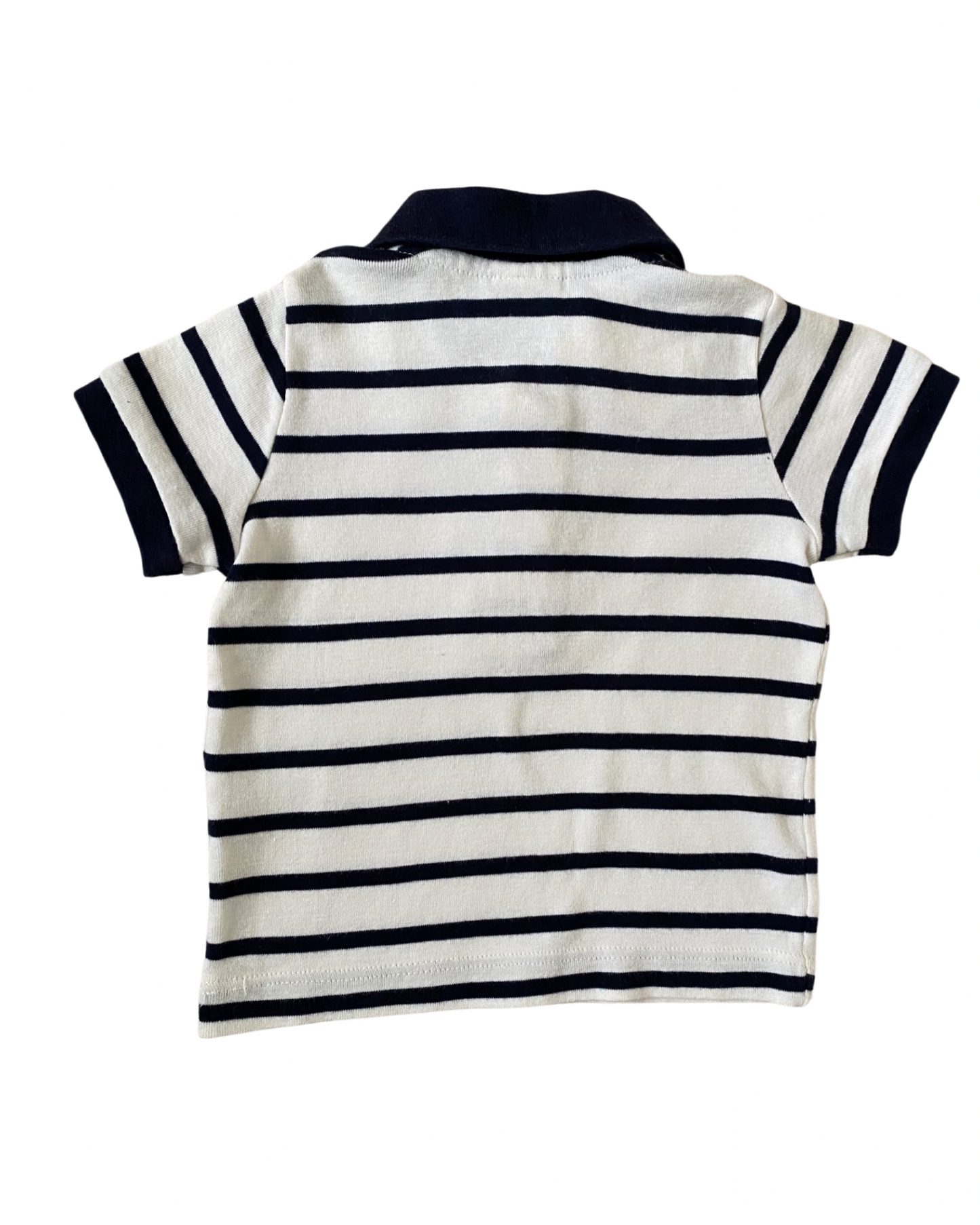 Petit Bateau breton striped polo shirt (size 3-6mths)