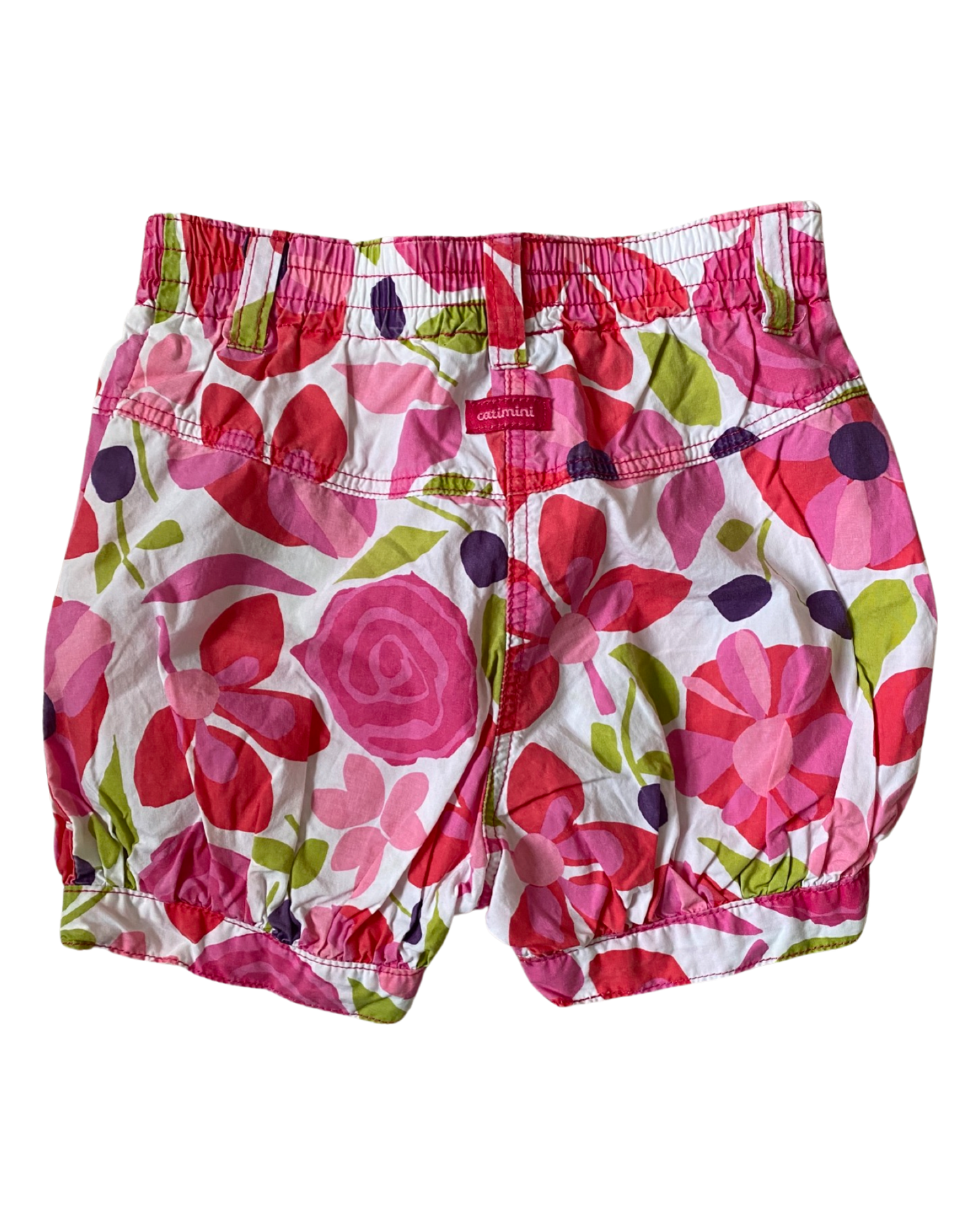 Catimini floral print bubble shorts (size 3-6mths)