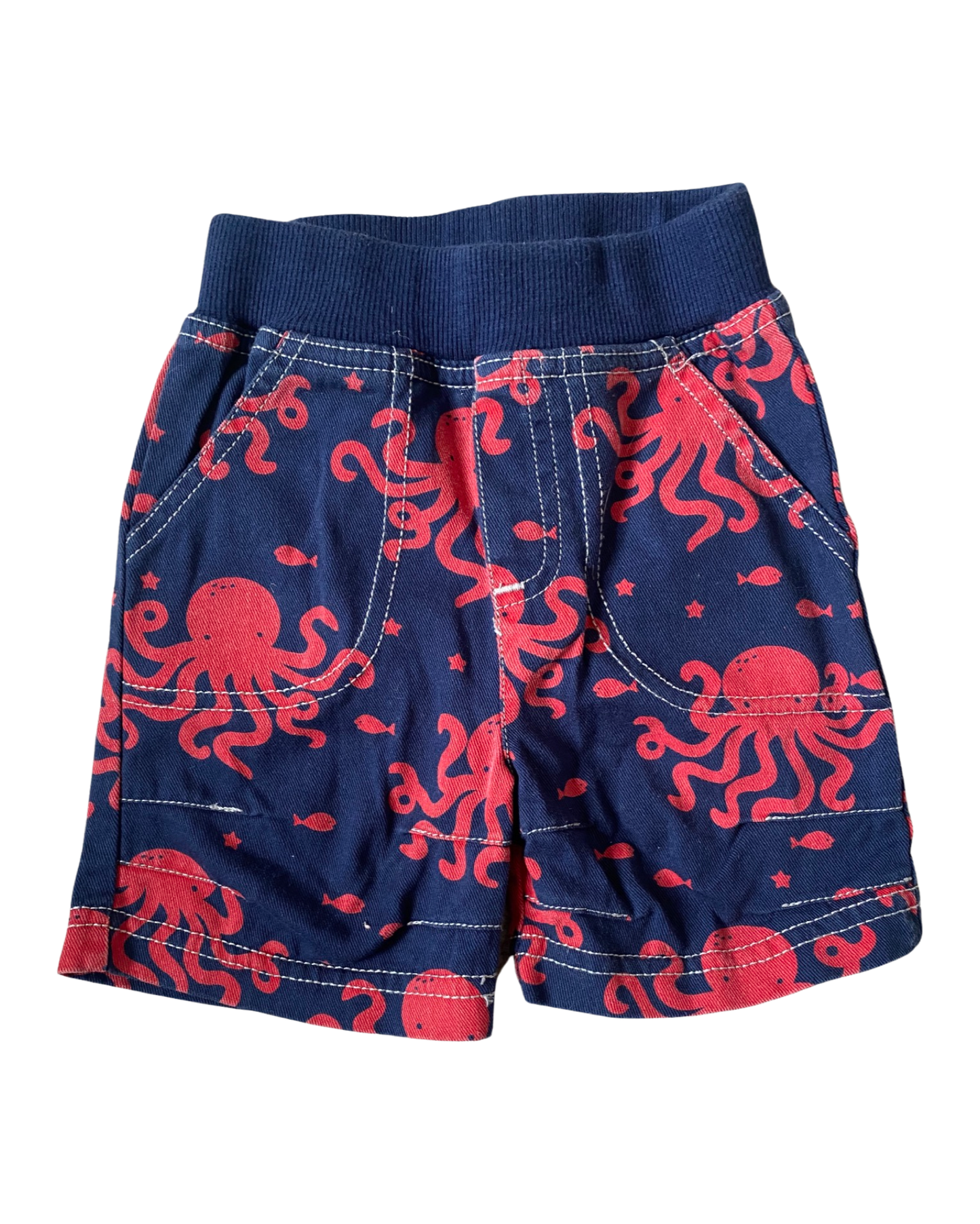 Lilly & Sid Octopus print board shorts (size 0-3mths)