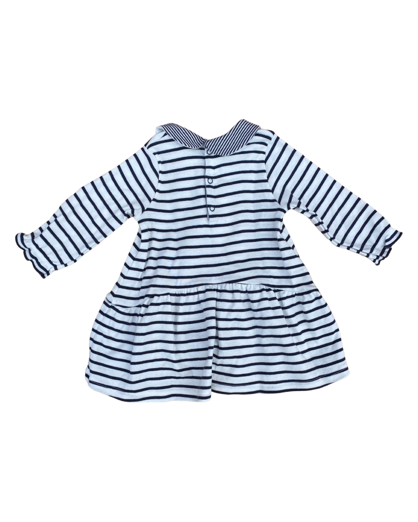 Petit Bateau breton striped jersey dress (size 3-6mths)