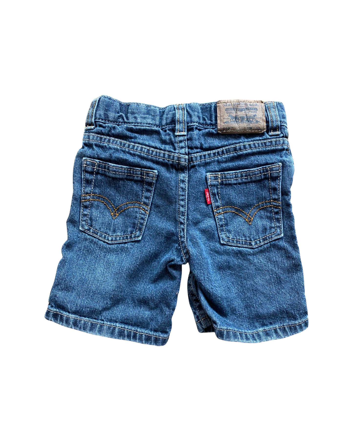 Levi's 549 dark vintage wash denim shorts (9-12mths)