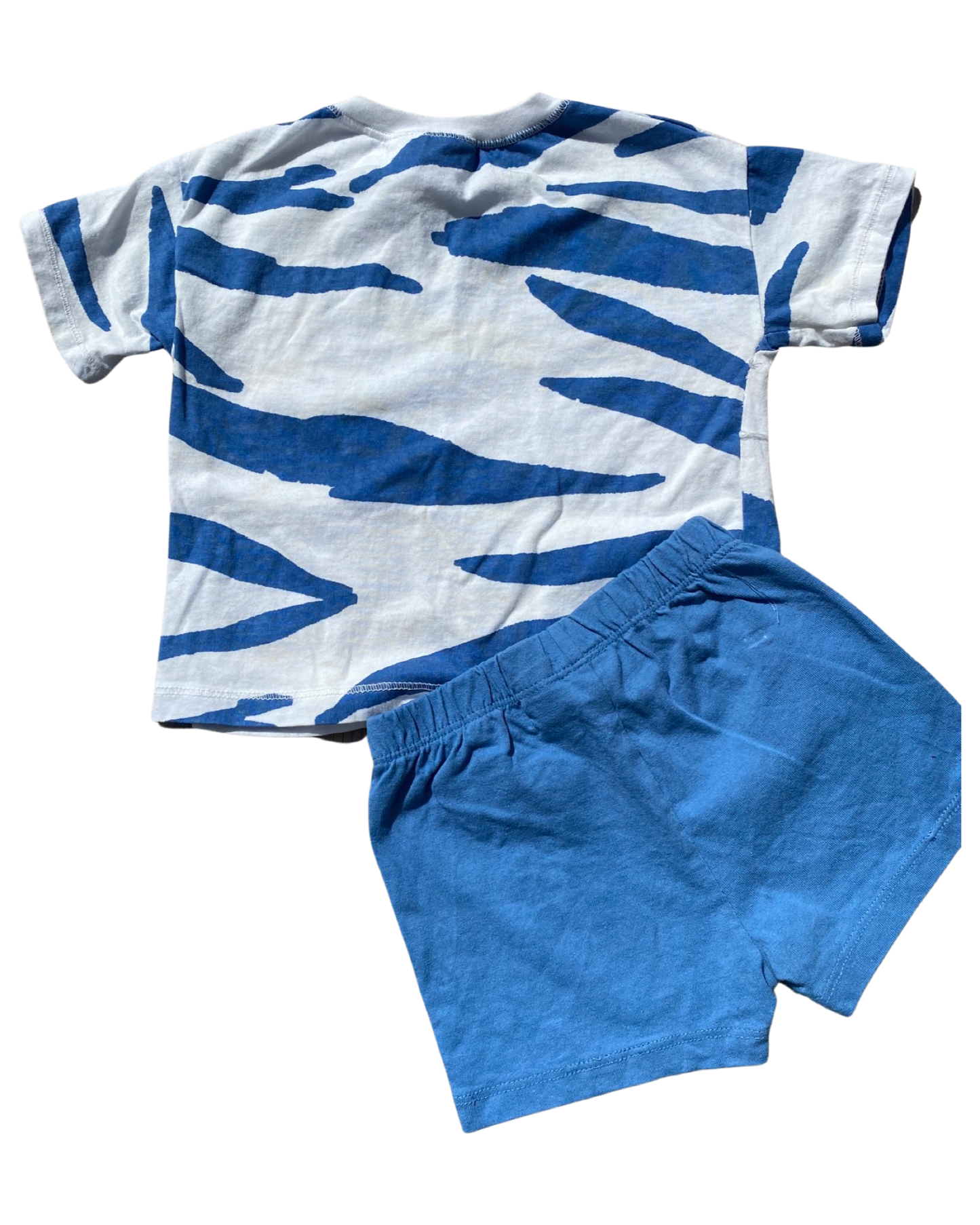 Baby Zara 'Noisy Club' 2 piece t shirt & shorts set (9-12mths)