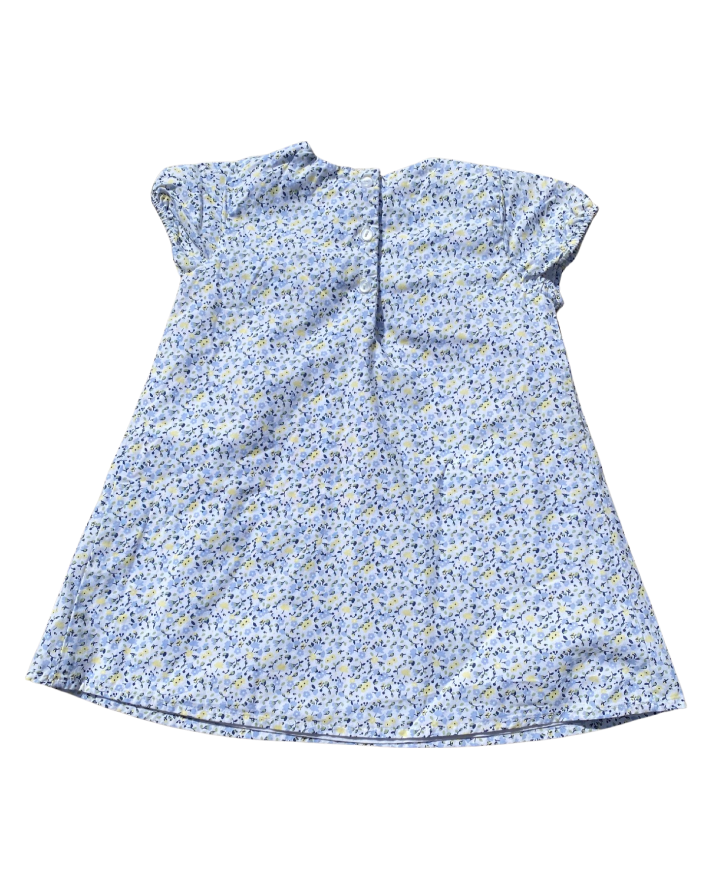 The Little White Company ditsy floral cotton dress (9-12mths)