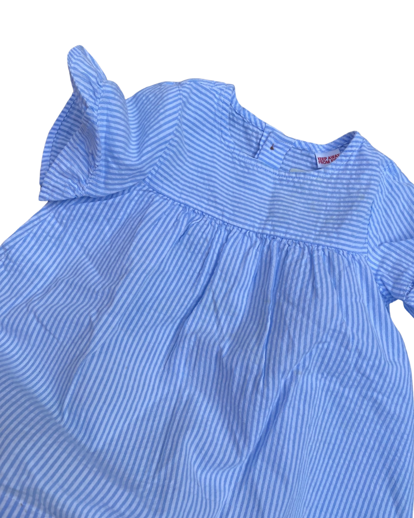 Baby Zara striped cotton dress (9-12mths)