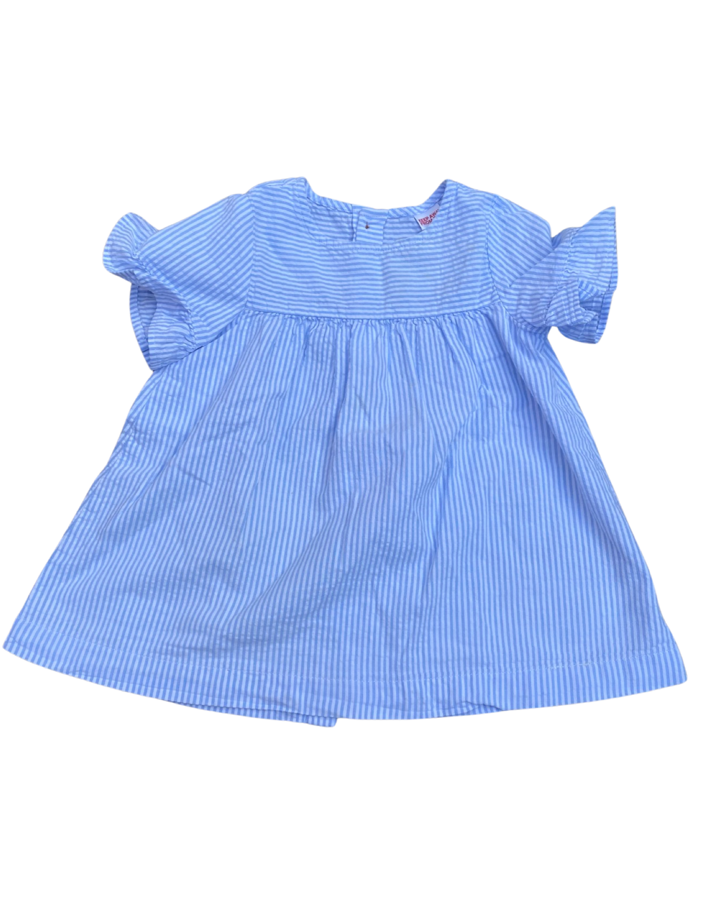 Baby Zara striped cotton dress (9-12mths)
