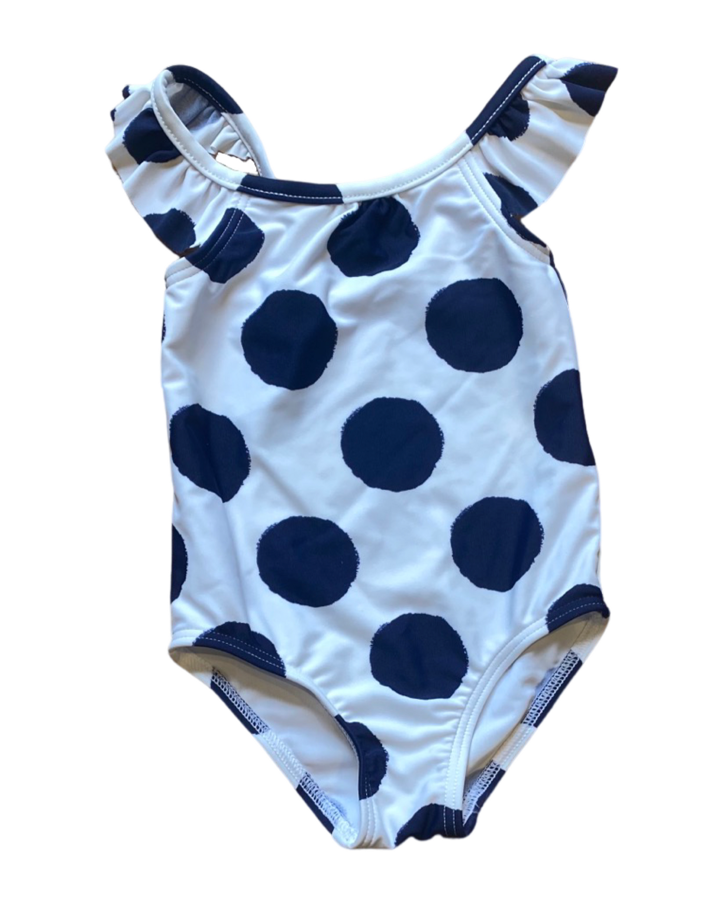 M&S dotty swimsuit (size 6-9mths)