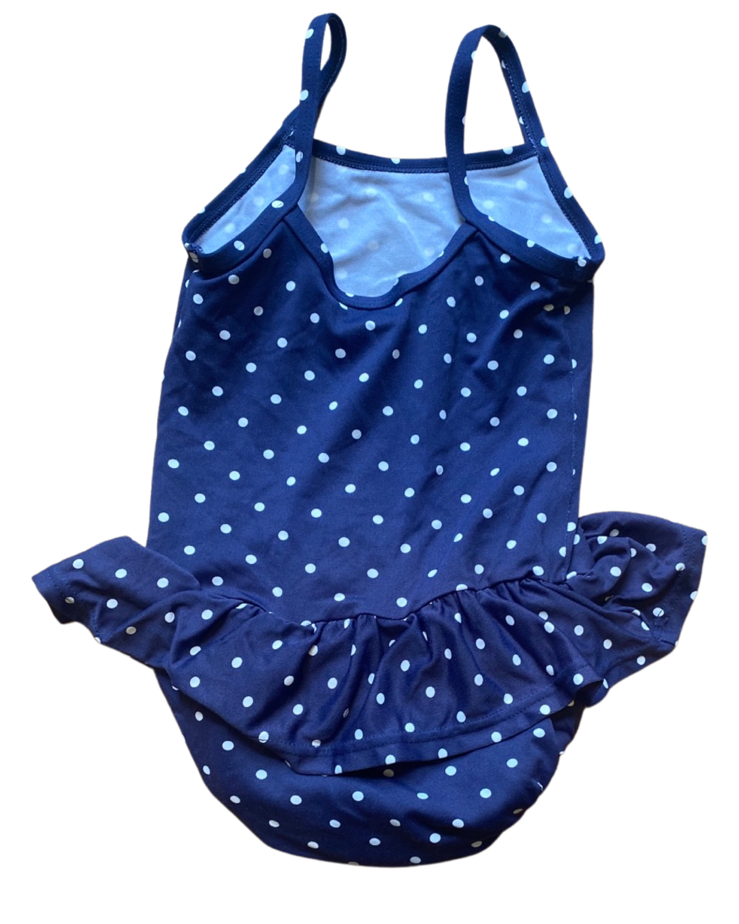 JoJo Maman Bebe dotty print swimsuit (size 6-12mths)