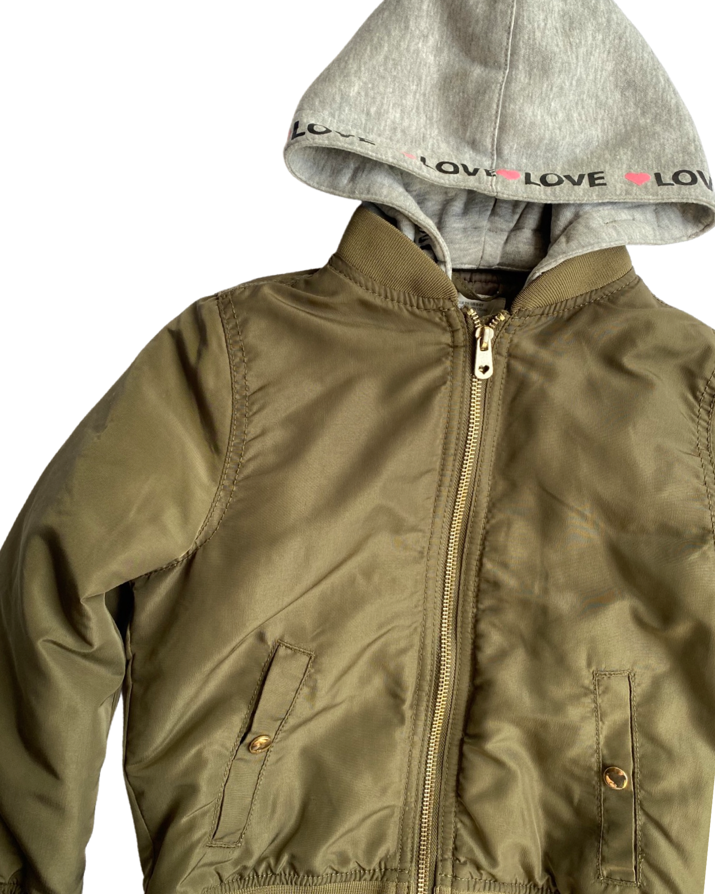 H&M khaki bomber jacket (5-6yrs)