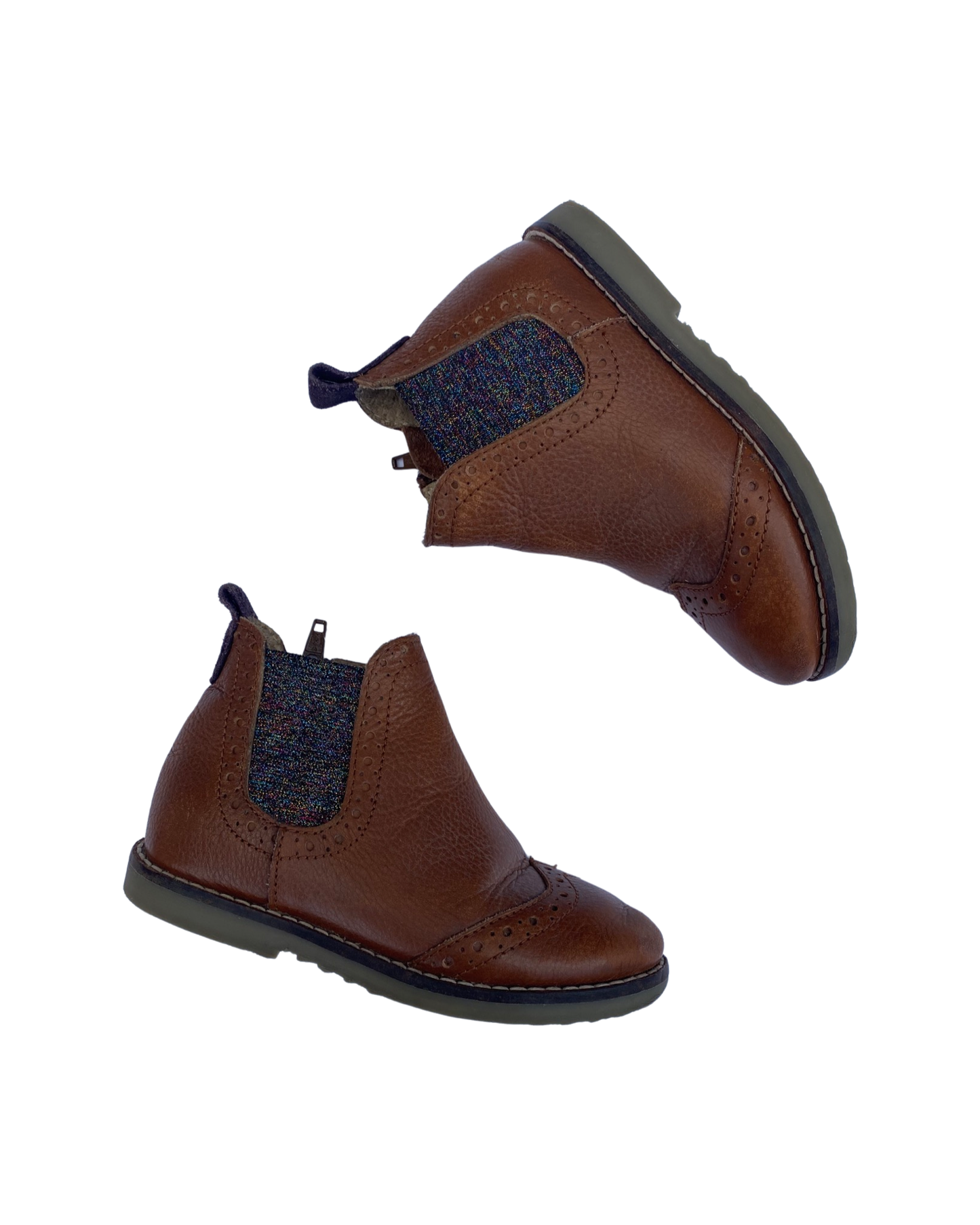 Mini Boden tan chelsea boots (size UK8/EU26)