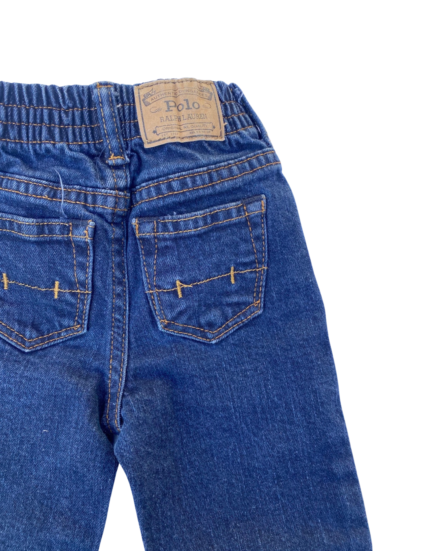 Polo Ralph Lauren mid wash jeans (size 12-18mths)