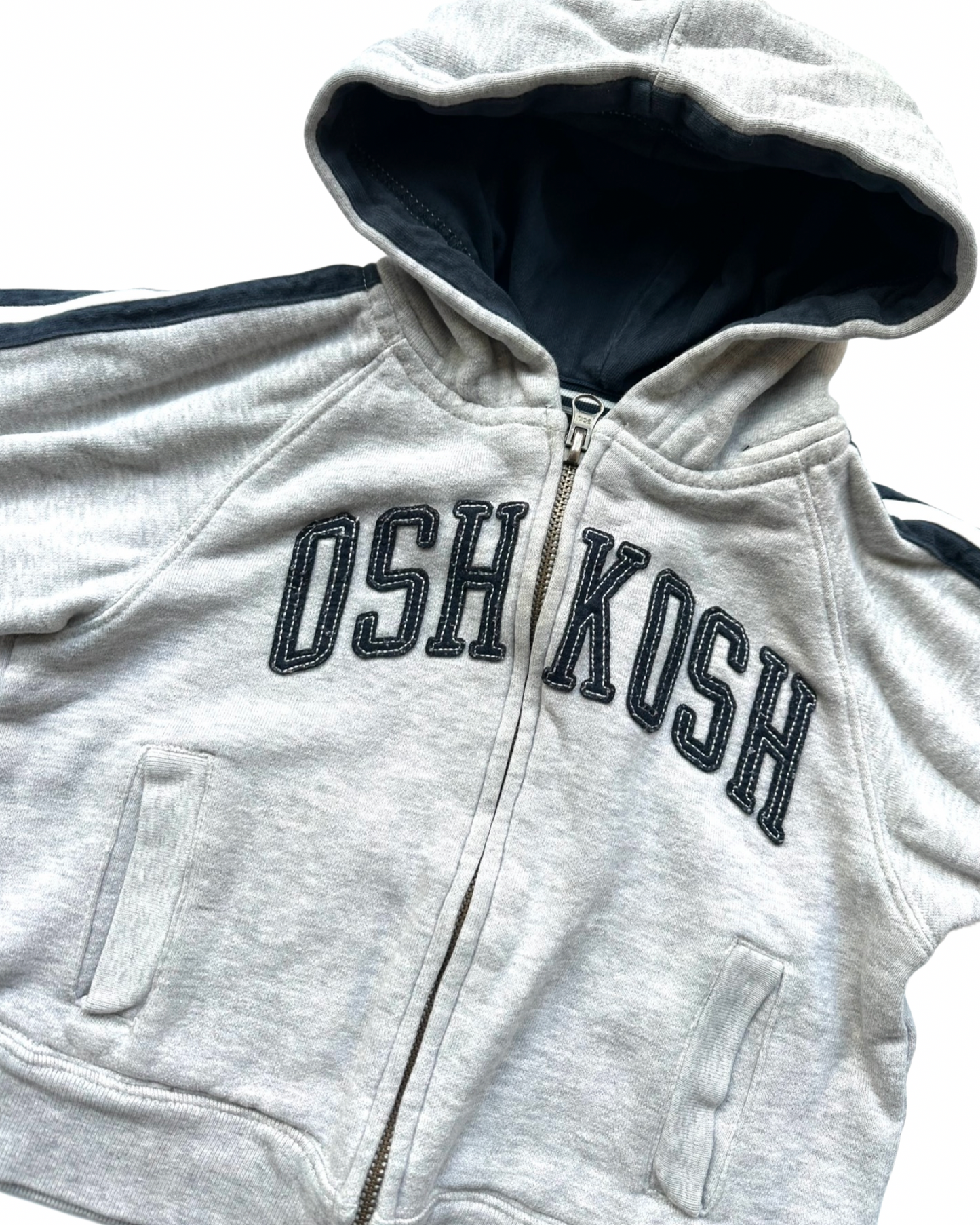 Osh Kosh grey logo hoodie (2-3yrs)