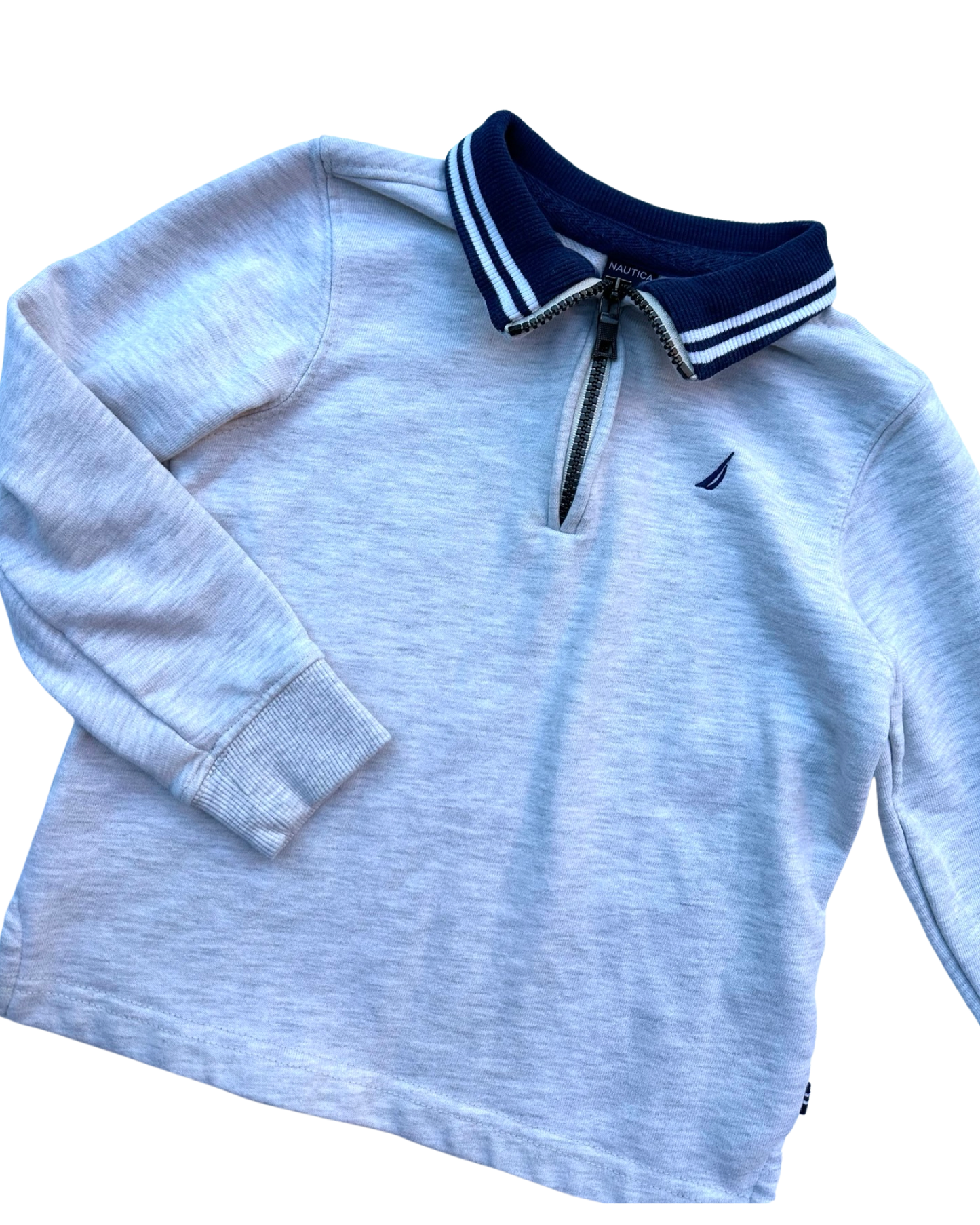 Nautica vintage grey marl sweatshirt (5-6yrs)
